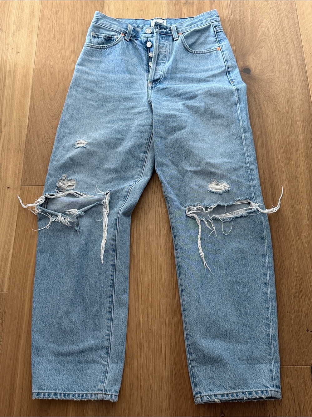 Citizens Of Humanity light blue vintage button-fly jeans